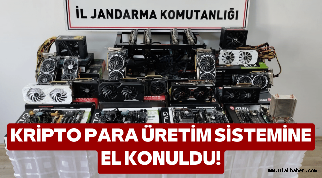 Kayseri'de kripto para operasyonu: Mining sistemi ele geçirildi!