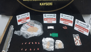 Kayseri'de uyuşturucu operasyonu: 1 gözaltı
