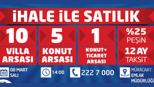 Kocasinan Belediyesi'nden yüzde 25 peşin, 12 ay taksitli yatırım fırsatı