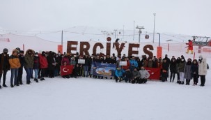 Kocasinanlı öğrenciler, Erciyes'te eğlenceli bir gün geçirdi