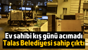 Mağdur aileye Talas Belediyesi sahip çıktı