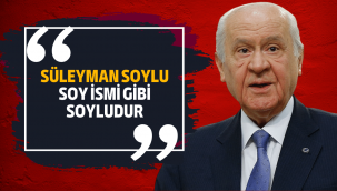MHP lideri Bahçeli, Bakan Soylu'ya destek verdi