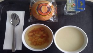 Sağlıkçıların menüsü, üzüm hoşafı, buğday çorbası ve ekmek