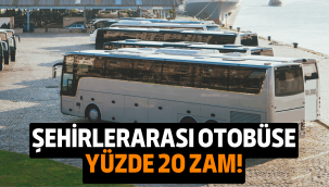 Şehirlerarası otobüse yüzde 20 zam yolda