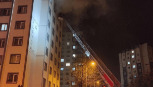 Sinir krizi geçiren genç, evini ateşe verdi