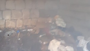 Yeşilhisar'da bir depoda yangın çıktı