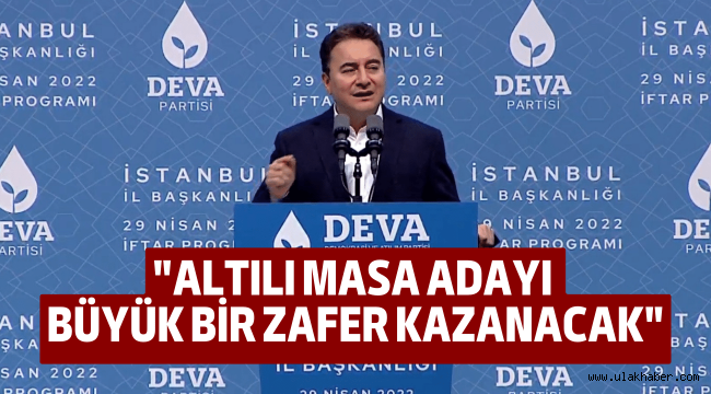 Ali Babacan: Gelin, hep beraber kazanalım