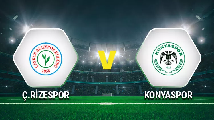 Caykur Rizespor Konyaspor maci canli izle