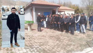 İş kazasında hayatını kaybeden genç işçi defnedildi