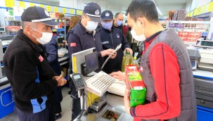 Kocasinan Belediyesi zabıta ekiplerinin market denetimleri sürüyor