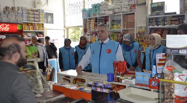 Mağdur ailelerin market borçları satın alındı