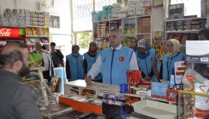 Mağdur ailelerin market borçları satın alındı