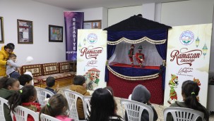 Talas'ta çocuklara 'kukla' ile Ramazan eğlencesi