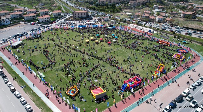 Talas'ta daha önce görülmemiş 23 Nisan coşkusu