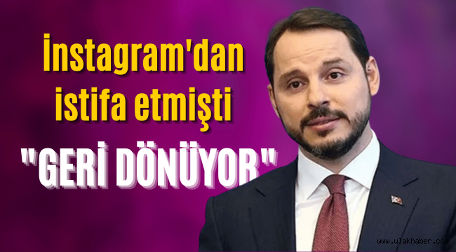 Bomba iddia: Berat Albayrak, siyasete geri dönüyor