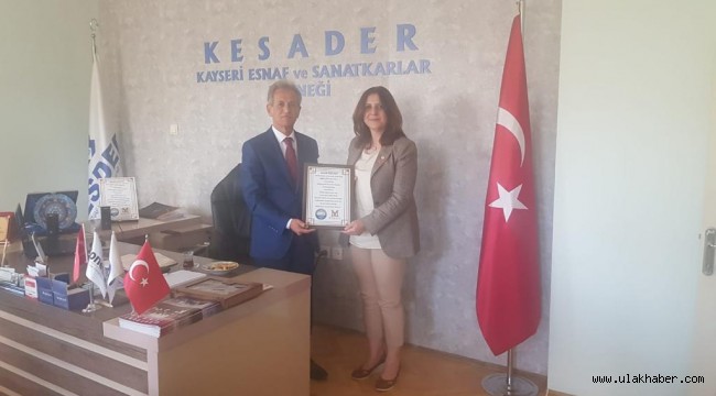 CHP İl Başkanı Özer'den KESADER Başkanı Erçalık'a ziyaret