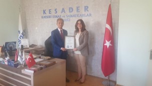 CHP İl Başkanı Özer'den KESADER Başkanı Erçalık'a ziyaret