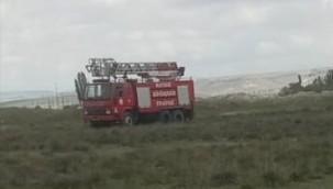 Çukura düşen ineği itfaiye kurtardı