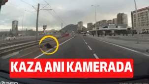 Feci kaza anı, kameraya yansıdı