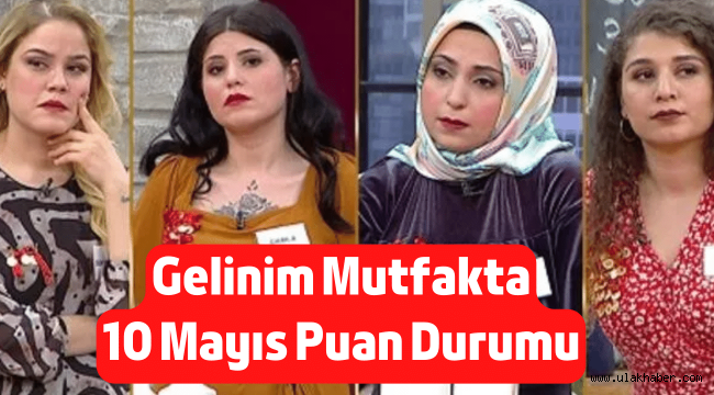 Gelinim Mutfakta 10 Mayıs 2022 puan durumu, kim kaç puan aldı?