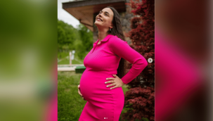 Hande Soral'ın hamilelik pozlarına sosyal medyada büyük ilgi