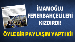 İmamoğlu'nun Ali Koç'a verdiği cevap Fenerbahçelileri kızdırdı!