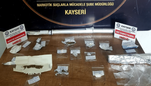 Kayseri'de 32 kişinin gözaltına alındığı dev uyuşturucu operasyonu!