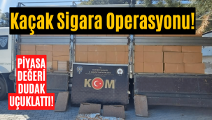 Kayseri'de dev kaçak sigara operasyonu!