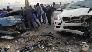 Kayseri'nin Pınarbaşı ilçesinde trafik kazası