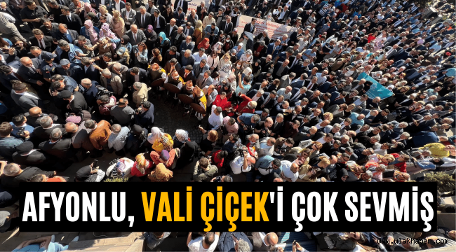 Kayseri'nin yeni valisi Afyonkarahisar'da böyle uğurlandı