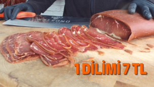 Kayseri pastırmasının dilimi 7 TL'ye çıktı!