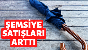 Kayseri'ye bir türlü yaz gelmeyince şemsiye satışları da arttı