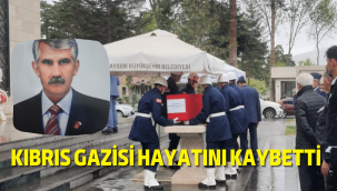 Kayserili Kıbrıs Gazisi Mehmet Tahir Güneş hayatını kaybetti