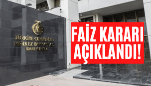 Merkez Bankası Mayıs ayı faiz kararını açıkladı