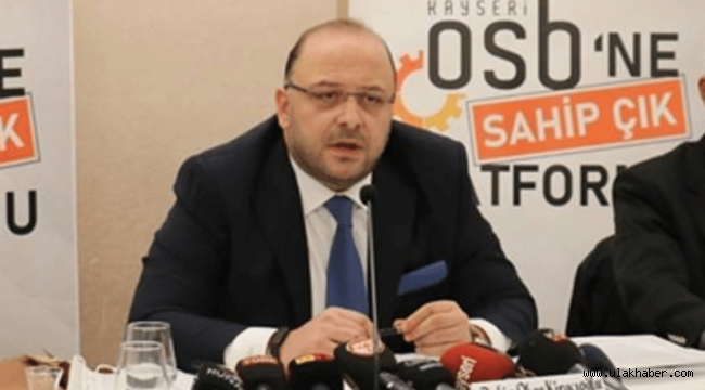 OSB yönetiminin istifası sonrası Kiracıoğlu'ndan açıklama