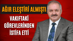 Tahir Nursaçan tartışmalı vakıftaki tüm görevlerinden istifa etti!