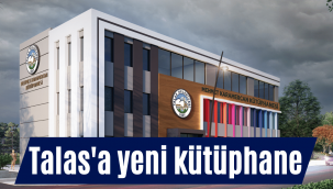 Talas'ta bir kütüphanenin daha temeli atılıyor