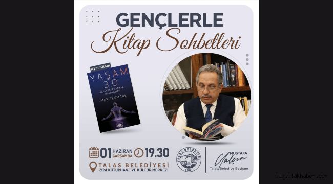 Talas'ta "Gençlerle Kitap Sohbetleri" çarşamba günü