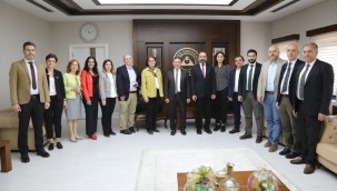 TÜSEB heyetinden ERÜ'ye ziyaret