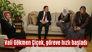 Vali Gökmen Çiçek Kayseri'deki ilk gününde hayır duası aldı