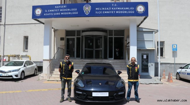 10 milyon liralık çalıntı lüks araç Kayseri'de bulundu