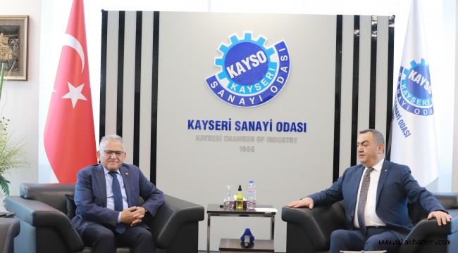 Başkan Büyükkılıç'tan KAYSO'ya "tebrik" ziyareti