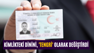 Burhanettin Mumcuoğlu isimli avukat, kimliğindeki din bilgisini Tengri olarak değiştirdi