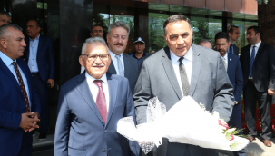 Büyükkılıç'tan Kardeş Şehir Misrata heyetine mehteranlı coşkulu karşılama