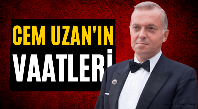 Cem Uzan "Cumhurbaşkanı adayıyım" dedi, vaatlerini sıraladı