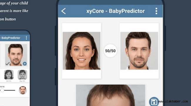 Çocuğum olursa nasıl olur testi, bebeğinizin nasıl olacağını gösteren mobil uygulama