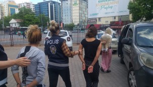 Kameradan kimlikleri tespit edilen 3 kadın hırsız tutuklandı