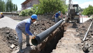 KASKİ, Bünyan'da şebeke hatlarını yeniliyor