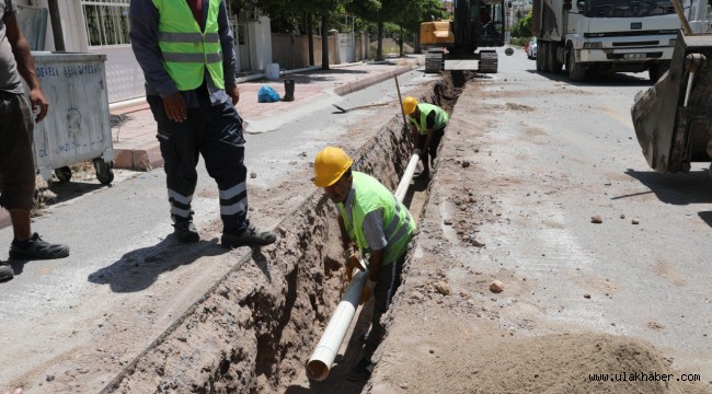 KASKİ, Develi'de içme suyu hatlarını yeniliyor