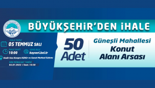 Kayseri Büyükşehir Belediyesi'nden ihale